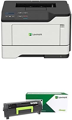Lexmark 36S0100 MS321DN Компактен ласерски печатач, монохроматски, мрежно поврзување, дуплекс печатење