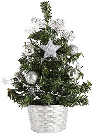 Мини Новогодишна Елка Вештачко Дрво 7,9 инчи Погодно За Украси За Божиќни Домови На Маса Внатрешно Вештачко Дрво