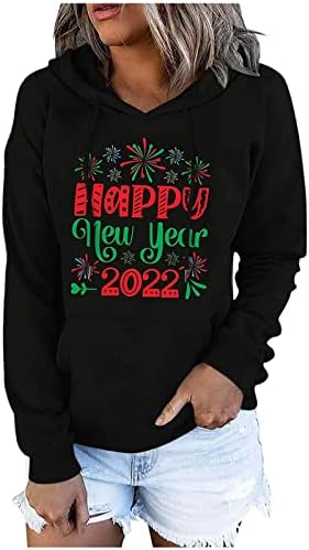 Новогодишен Џемпер Со Качулка Секојдневен Контраст Пуловер За Шиење Во Боја Врвен Џеб Дуксер Со Качулка
