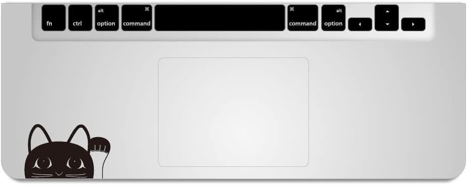 Kindубезна продавница MacBook Air/Pro 11/13 инчен налепница MacBook налепница Манеки мачка црна мачка мачка 2 боја сет за TrackPad M773-T