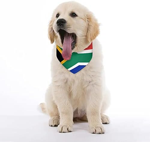 Африканско Знаме Куче Бандана Прилагодлив Пет Јака Шамија Симпатична Триаголник Шамија За Кучиња Мачки