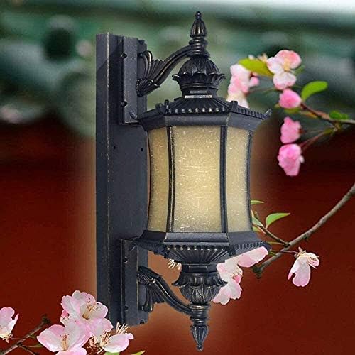 Uaster wallидна ламба E27 Приклучок за прилагодување на ретро-надворешно осветлување во заедницата декорација на пејзаж ретро водоотпорен