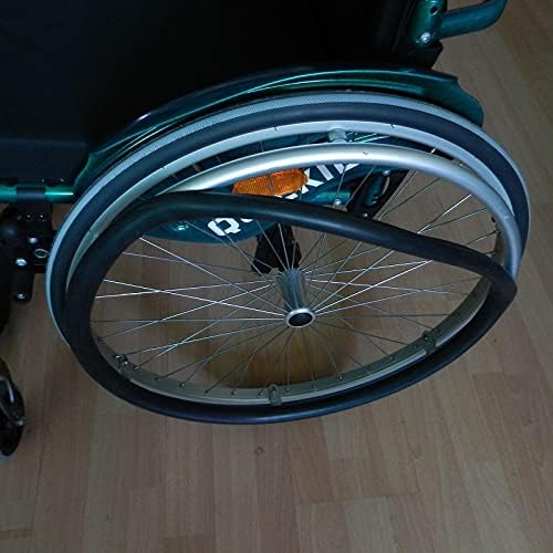 ЗСЈЗСЈ 24-Инчен Инвалидска Количка Притисни Раб Капаци, Нелизгачки Носење Отпорни Рака Притисни Покритие, Задните Тркала Спортски