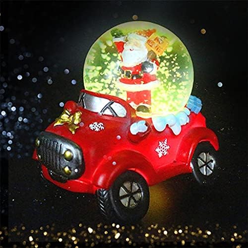 N/A Christmas Music Music Boxes Музички снежен глобус украс за роденденски подароци Декор (боја: сива, големина