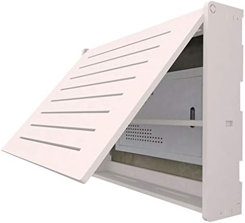 Кутија за складирање на рутер Bienka, кутија за складирање на рутерот WiFi Router Set-Top-Top-Top Floating Wallид Полки полица за полица за полици