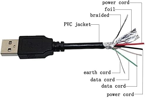 PPJ USB Податоци/Кабел За Полнење Кабел За Напојување Кабел Олово За Западен Дигитален WD1600U017-002 WD Пасош Хард Диск HD