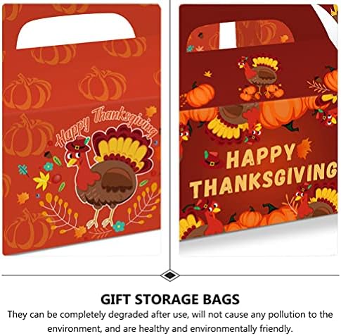 Амосфун Крафт кутија 12 парчиња пад на Денот на благодарноста торби за подароци Денот на благодарноста торбички за подароци хартиени торби
