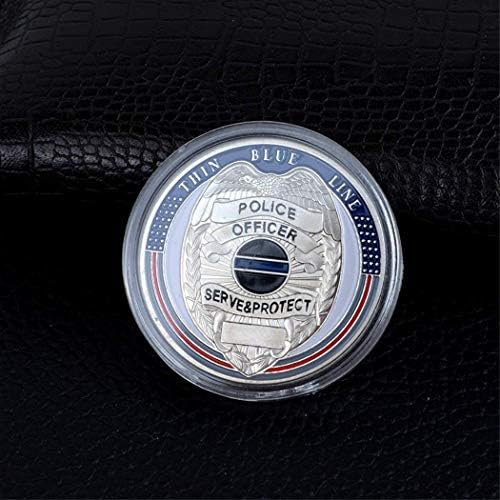 Кокреат Комеморативен Медал На Американската Полиција Реплика - Американска Слобода Слобода Орел Среќа Морган Монета Скитник Монета Сувенир