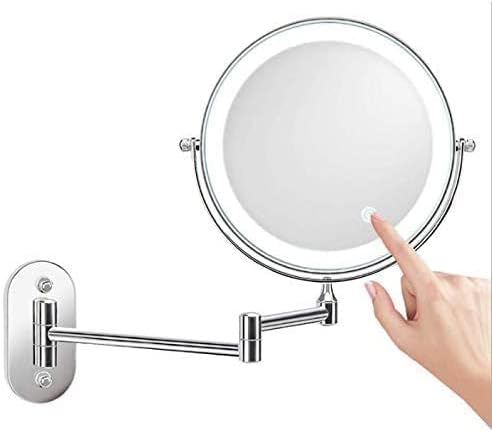 FBITE Суета Огледала Шминка Огледало СО 1x/3X/5X/7X/10x Зголемување Огледало Виткање Повлече Убавина Огледало