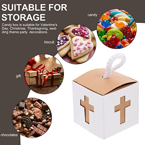 Подароци за невестински подароци за невестински подароци невестински подароци 50 парчиња бонбони кутии свадба кутии за вкрстени хартиени