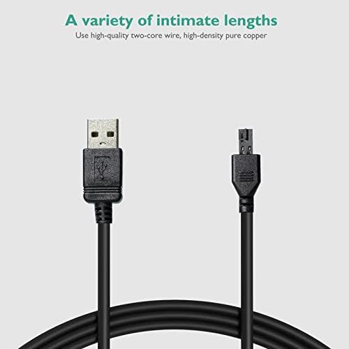 LNAUY CHALGER за приемник на PetSafe - кабел за замена на кабел за полнење со USB за повеќе безжични и копнени огради за напојување
