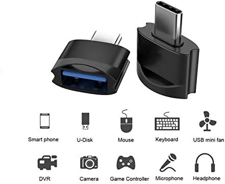 Tek Styz USB Cенски до USB машки адаптер компатибилен со вашиот Alcatel Plus 12 за OTG со полнач за тип-C. Користете со уреди за експанзија како