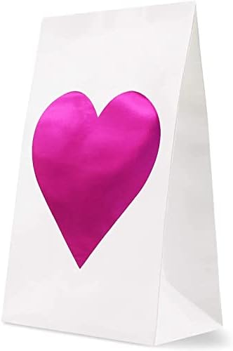 Партии за фаворизирање торби со розово срце за прослава на вineубените, родендени