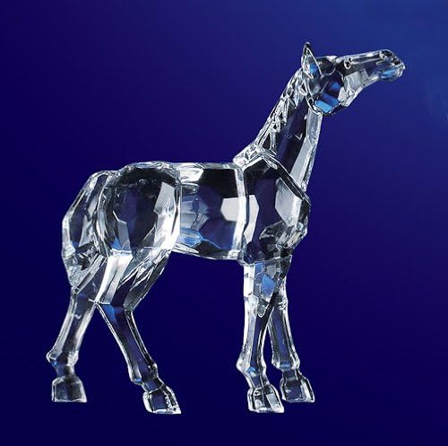 Пакет од 8 ледени кристални декоративни коњски фигурини 5 “