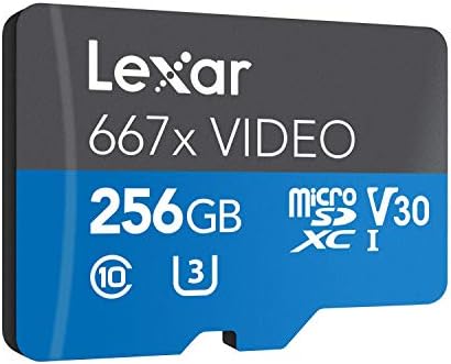 Lexar Professional 667x Видео 256gb microSDXC Uhs-I Картичка