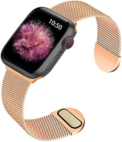 Wetal Milanese Band for Apple Watch Bands 49m 45mm 44mm 42mm 41mm 40mm 38mm, каиш од не'рѓосувачки челик за iWatch Ultra Series 8 7 6 5 4 3 2 1 SE