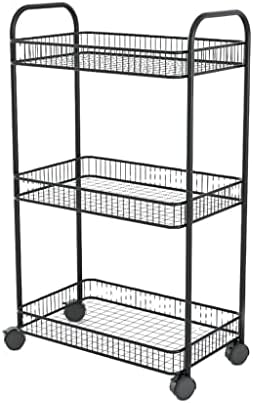 Дебела количка решетка за дневна соба за складирање бања кујна подни решетки со тркала