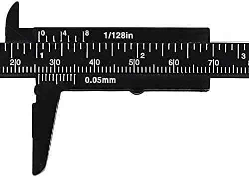 N/A 4pc 1pcs 0-80mm Двојно Правило Скала Пластични Верние Дебеломер Мерење Студент Мини Алатка Владетел