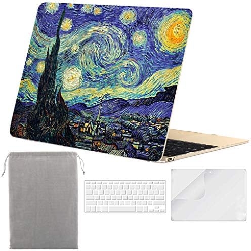 Joycare За MacBook 12 Инчен Случај 4 во 1 Хард Школка случај &засилувач; ракав &засилувач; Тастатура Капак &засилувач; HD Екран Заштитник За Модел