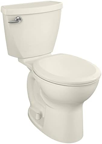Американски стандарден кадет 3 десна висина тркалезна флоиска флоиска со голема ефикасност тоалет со 10-инчен груб, постелнина