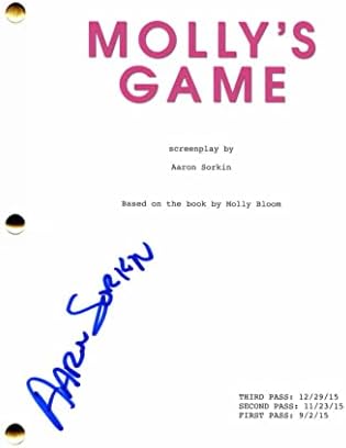 Арон Соркин ја потпиша играта на целосна филмска скрипта на Аутограм Моли - во која глуми essесика Частаин - Западното крило, редакцијата,