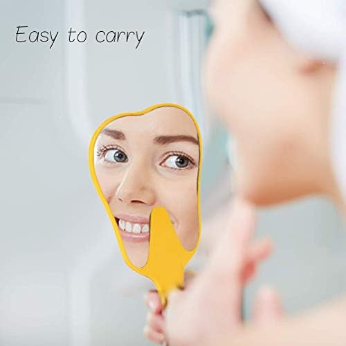 Огледало на рака Гохеј со рачка за фризерски салон козметичко огледало огледало огледало за стоматолошка нега алатка за рачно огледало