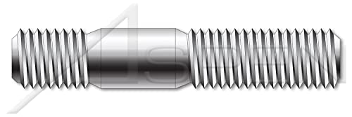 M10-1,5 x 65mm, DIN 939, метрика, столпчиња, двојно завршување, завршен крај 1,25 x дијаметар, не'рѓосувачки челик A4