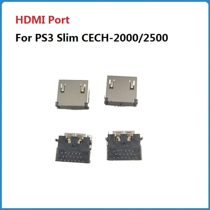 10pcs замена HDMI конектор порта за приклучок за PlayStation3 PS3 Slim Cech2000 2500 HDMI излезна порта за поправка Делови за поправка