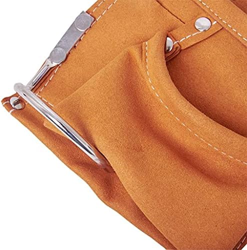 ygqzm алатка торба за ремен шрафцигер деца вистинска кожа алатка за работа торба за градинарска поправка на половината торба за чување алатка