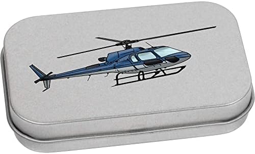 Азиеда „Сина хеликоптер“ метална обвивка за канцелариски калај/кутија за складирање