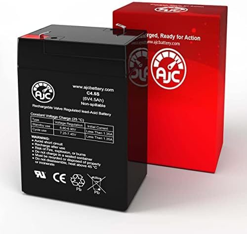 Skytech SC46 6V 4.5 Ах Запечатена Батерија Со Оловна Киселина - Ова Е Замена На Брендот AJC