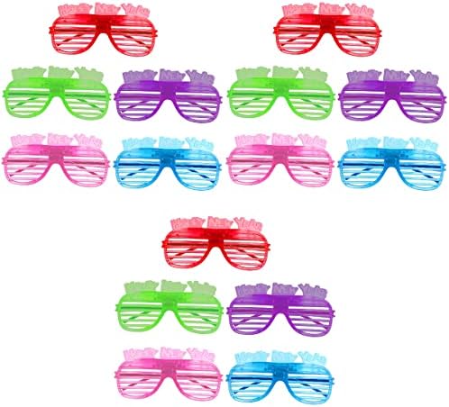 НУОБЕСТИЈА 2022 ЛЕД Очилата Светнуваат Очилата Светат Во Темнина Осветлуваат Среќна Нова Година Очила, 15 Парчиња