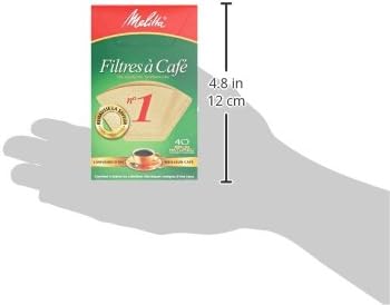 Мелита 6201221 40 брои природни кафеави филтри за кафе, кафеава