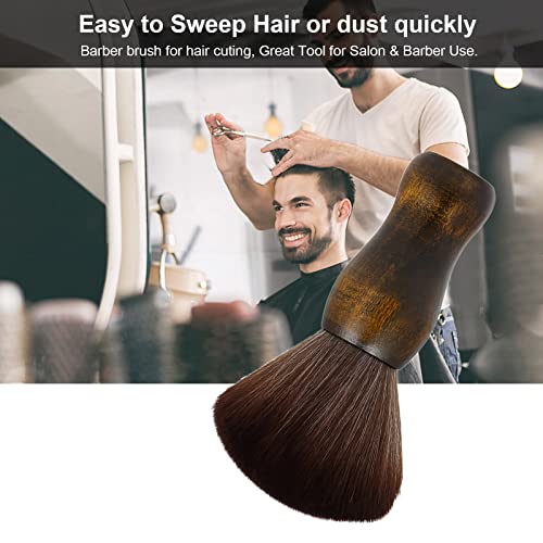 Даустер на вратот, голема голема четка за бербер за да ја зафати косата или комплетите за сечење прашина салон салон за отстранување