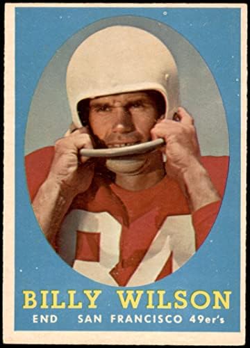 1958 Топпс 95 Били Вилсон Сан Франциско 49ерс картички на Дин 5 - Екс 49ерс