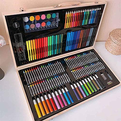 EODNSOFN 180PCS моливи во боја на нафта Поставете скица мека јадро професионална уметност за возрасни уметници цртање боење со преносен