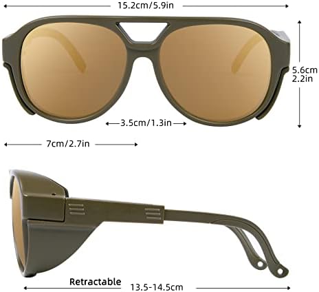 Золдаг Спорт Вајпер Поларизирани Очила За Сонце За Мажи И Жени, Очила ЗА Сонце ЗА Заштита ОД УВ400 На Отворено Скијање