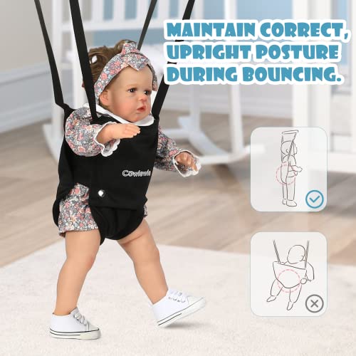 Каубојски Скокач За Бебиња Со Силен Држач За Поддршка, Функција за Темперамент за одење, Забавна Активност За Вежбање Бебиња