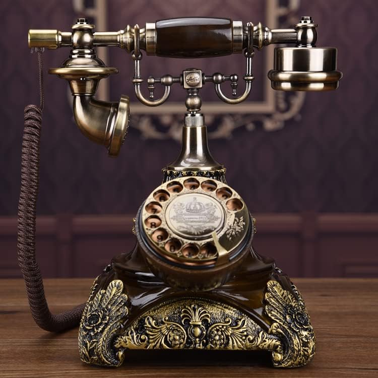 Counyball Rotary Dial Telephone Div Decoration Classic Desk Thone European Style Commanline American Retro Office