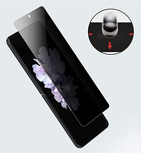 За Samsung Galaxy Z Flip 3 5g Заштитник На Екранот За Приватност Анти-Шпионски Мек Филм, Целосно Покриен Преден+Внатрешен Екран