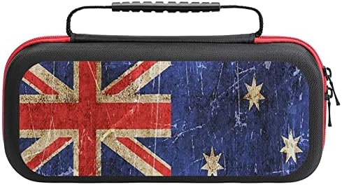 Гроздобер Австралиски Торбичка За Носење Знаме За Прекинувач Пренослива Торба За Складирање Патувања Торбичка Со Тврда Обвивка