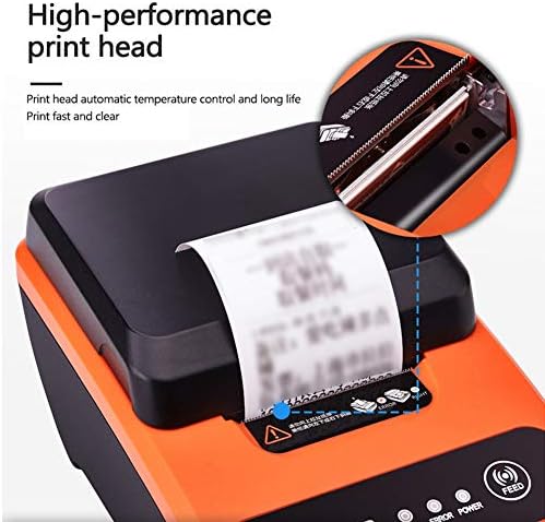 MJWDP Термички етикета печатач Преносен квалитетен квалитет BT печатач QR Code налепница Баркод Термичка облека Етикета печатачи