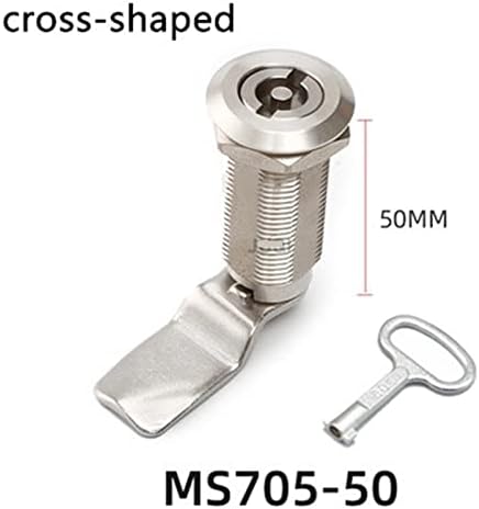 WTAIS MS705-30-50-62 Цилиндричен пивот заклучување на отворено заклучување на вратата на вратата од не'рѓосувачки челик заклучување
