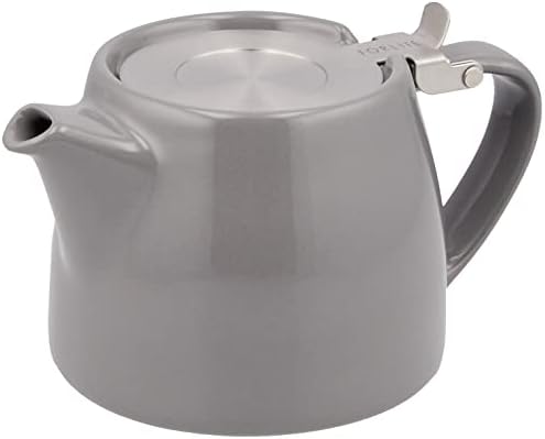 Forlife Stump Teapot Grey, 400 ml, 1 лице/чаша, керамика