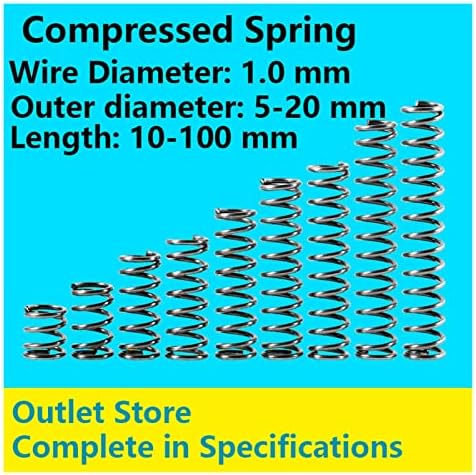 Изворите на компресија се погодни за повеќето поправка I компресија на пролетниот притисок на пролетниот дијаметар на жицата 1.0мм,
