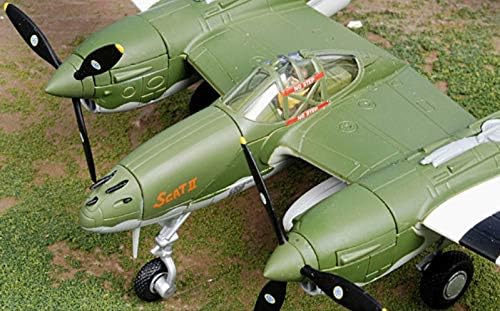 За Корги Локхид П-38J Молња УСААФ 479-ти FG, 434. FS, SCAT II, ​​Robin Olds, Raf Wattisham, Angland, 1944 1/72 Diecast Alim Model Aircraf