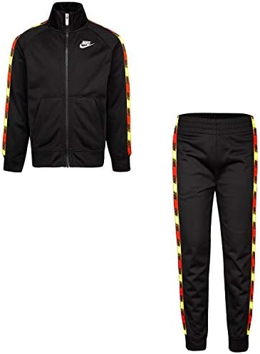 Nike Kids Boys Logo Traping Jacket и панталони со две парчиња сет на патеки