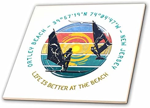 3дроуз Ортли Бич, Океан Каунти, Њу џерси. Летни одмори на плажа подарок-Плочки
