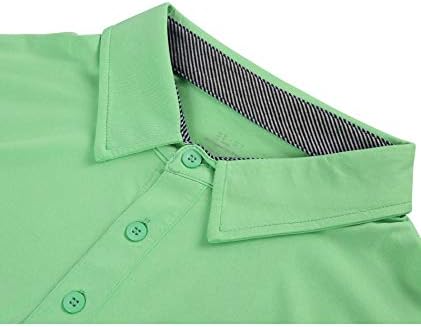 Зити голф Поло кошули за мажи со кратки ракави обични маички со маица со атлетски тениски кошула