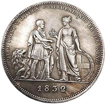 1832 Германска Комеморативна Монета Принц И Круна Монета Колекција Домашна Декорација Занаети Сувенири Подарок